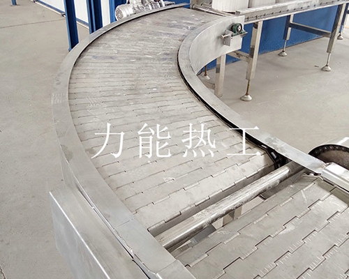 河北不锈钢链板转弯输送机